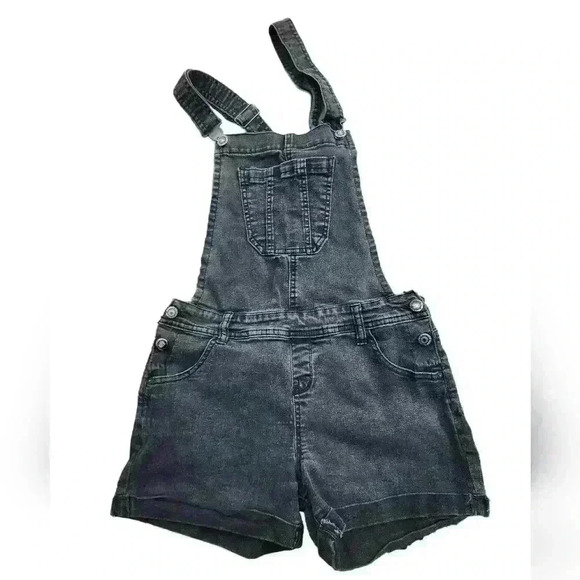 Juniors' Size M WallFlower Insta Stretch Tomboy Shortalls - Picture 1 of 3